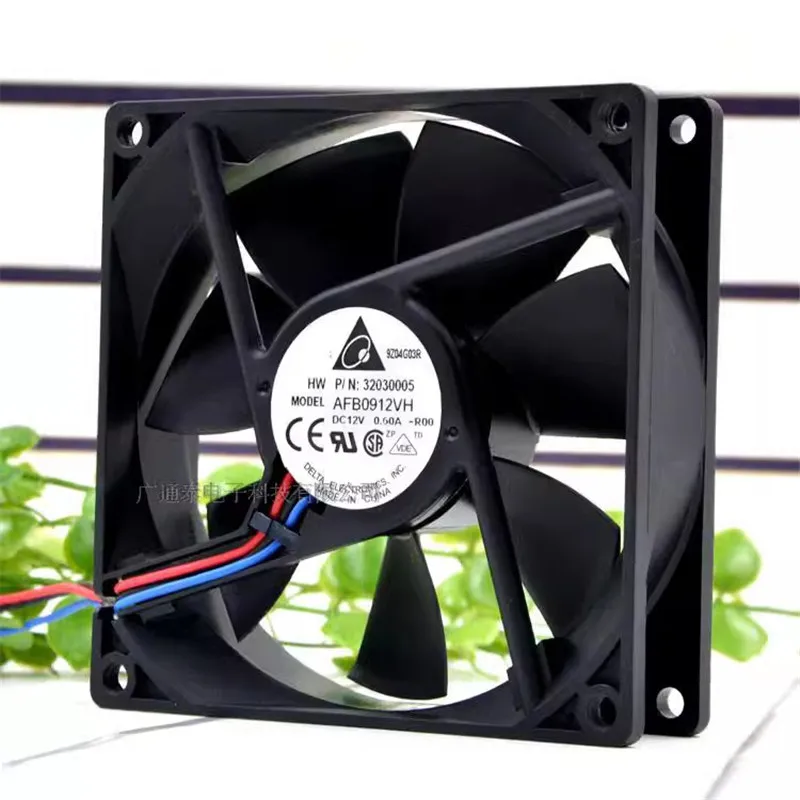 Оригинальный AFB0912VH 90*90*25 мм 9 см 0.6A 12 в источник питания с высоким объемом воздуха