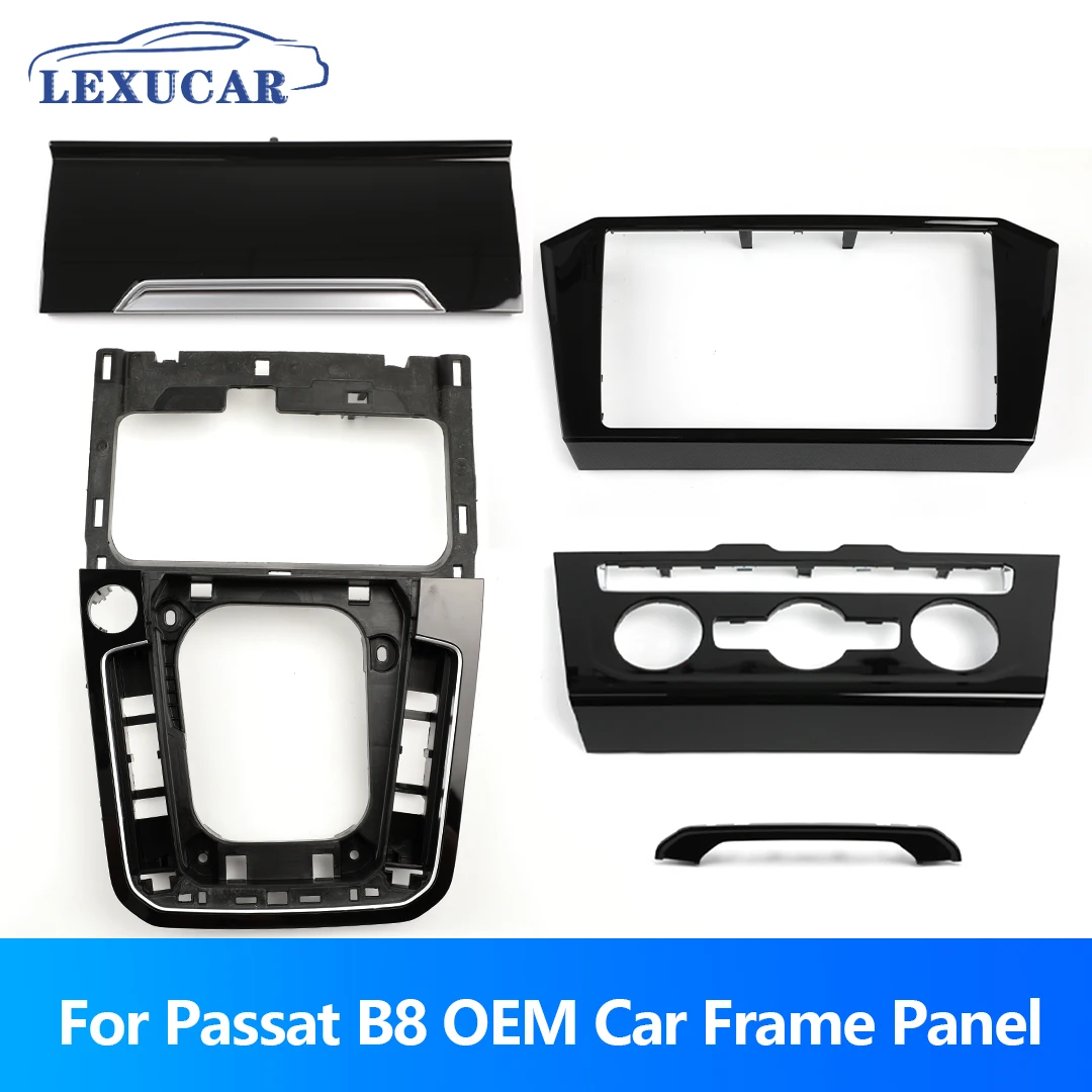 Panel Frame Air Conditioning Ashtray Cover Shift Knob Basic Frame Piano Black Oem Trim