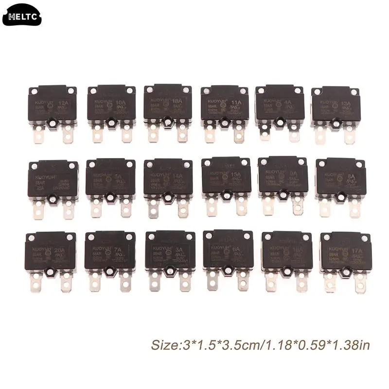 1 шт., автоматический выключатель тока 88AR 3A 4A 5A 7A 8A 10A 15A 20A 25A