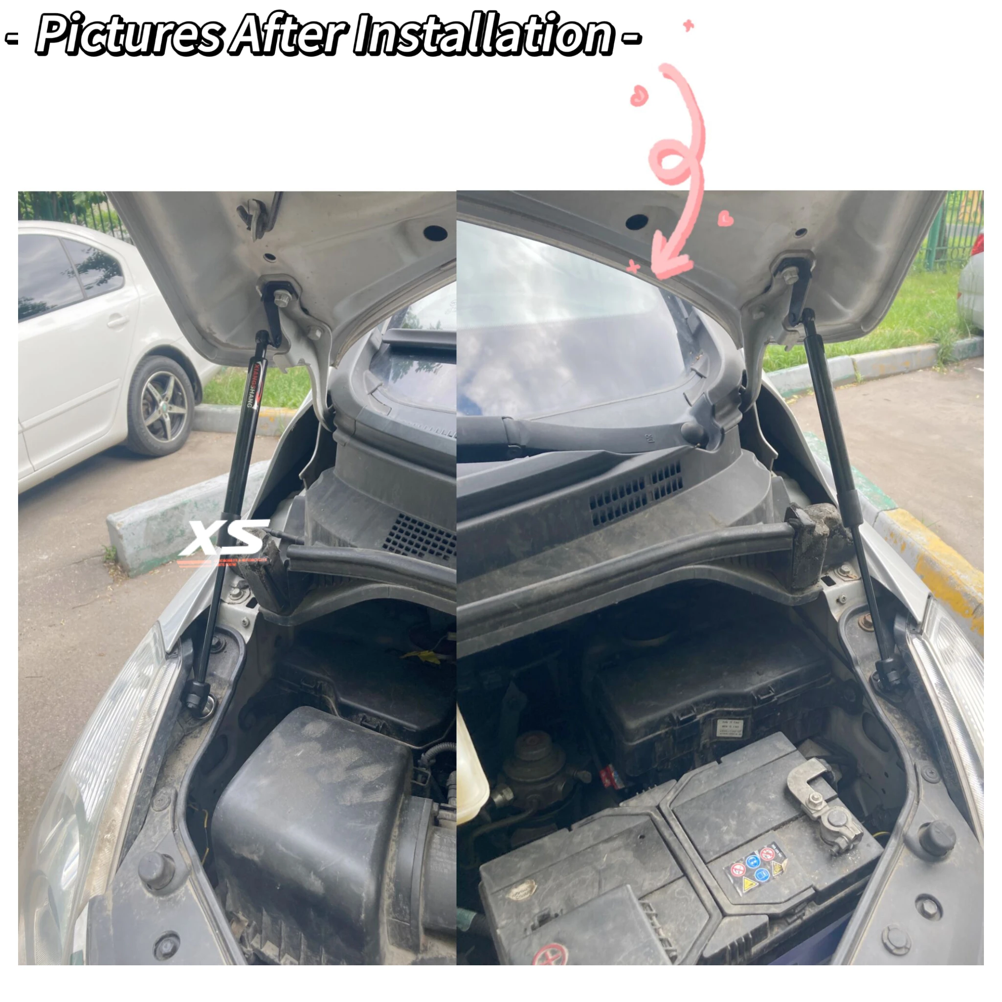 Цилиндр капота для Hyundai Starex TQ 2007-2017 модификация газовых стоек амортизаторы