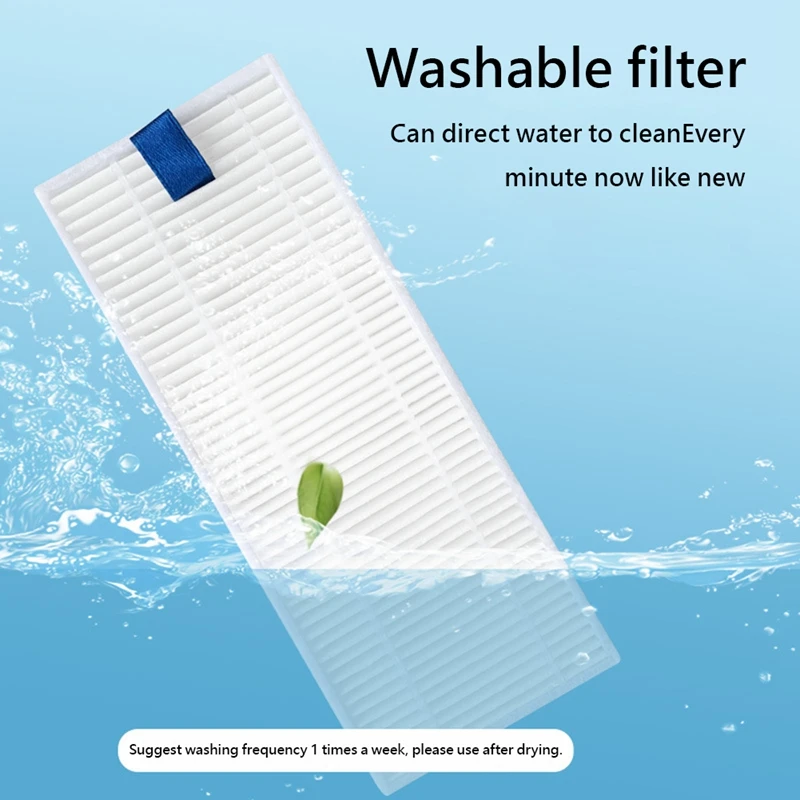 Подметальный робот основная щетка роликовая боковая фильтрующая сетка комплект