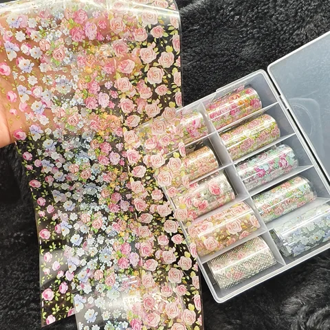 10 рулонов наклеек для ногтей Misscheering