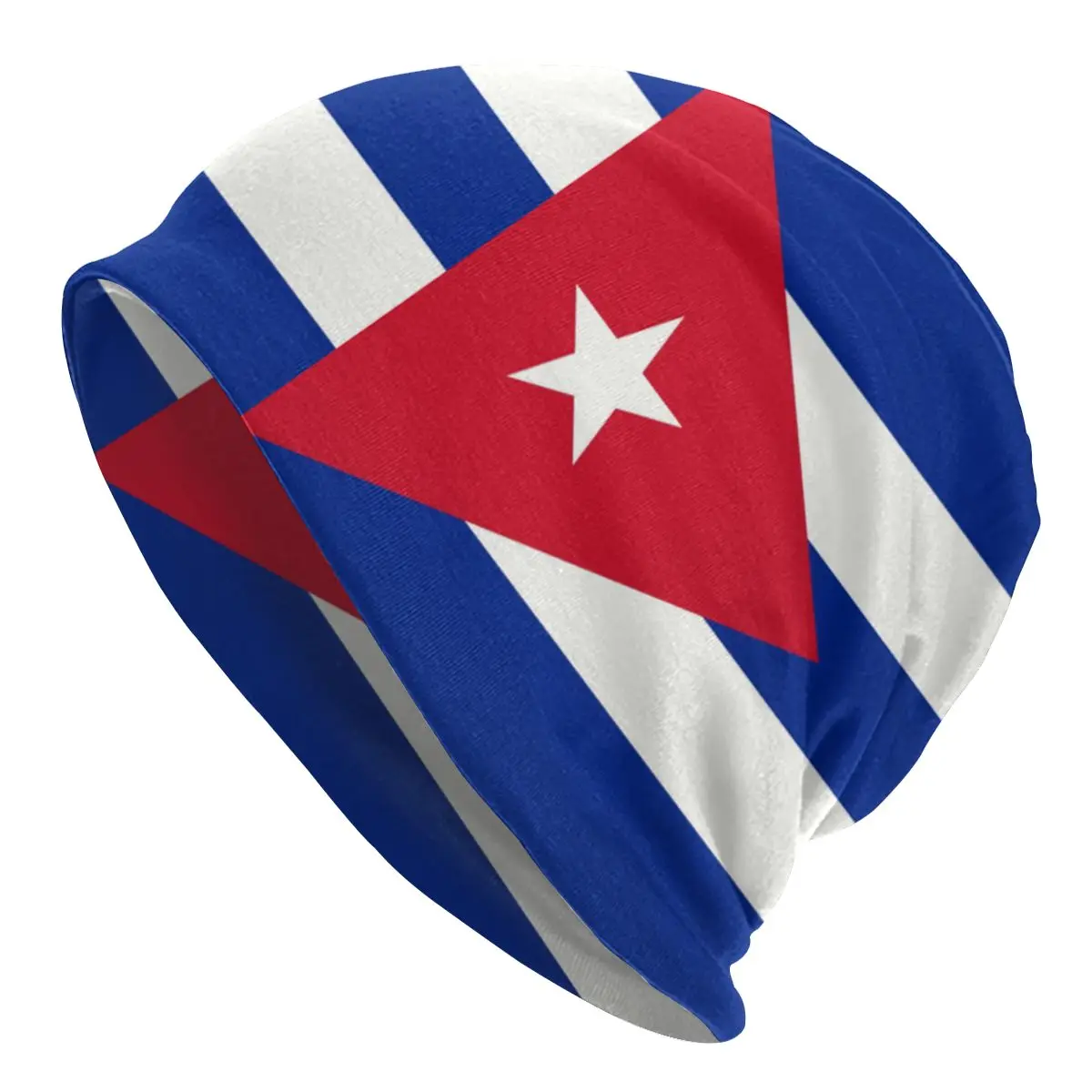 

Flag Of Cuba Bonnet Beanie Knitting Hat Men Women Fashion Unisex Adult Cuban Patriotic Winter Warm Skullies Beanies Cap for Ski