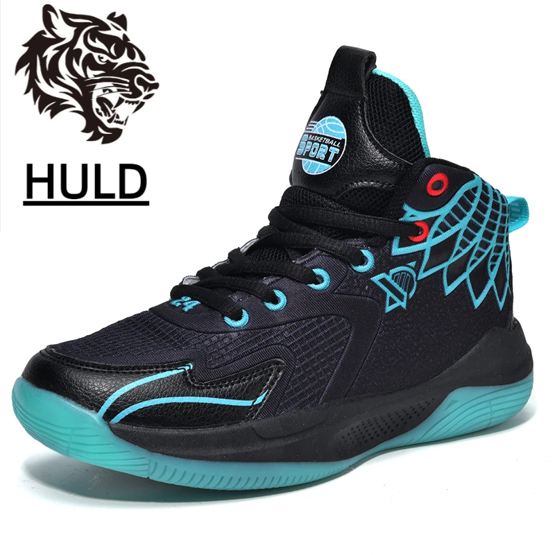 Student Training Shoes Boys' Shoes Flying Woven Breathable Medium Sized Children's Non-slip Sneakers