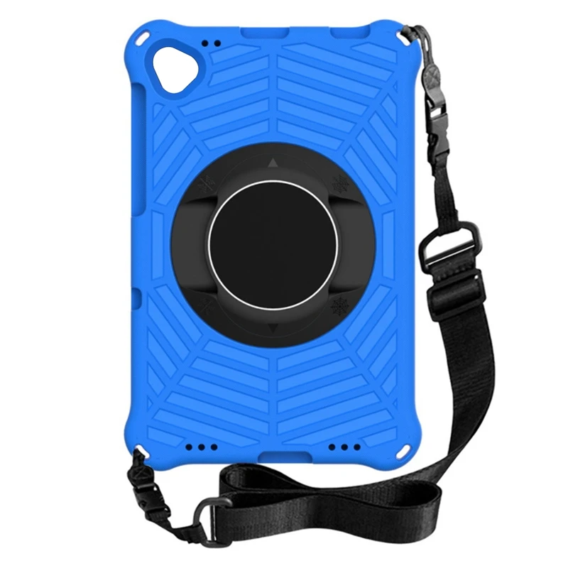 

For Lenovo M10 Plus X606F 10.3 Inch Case With Shoulder Strap 360 Degree Rotating Stand Drop Proof Case