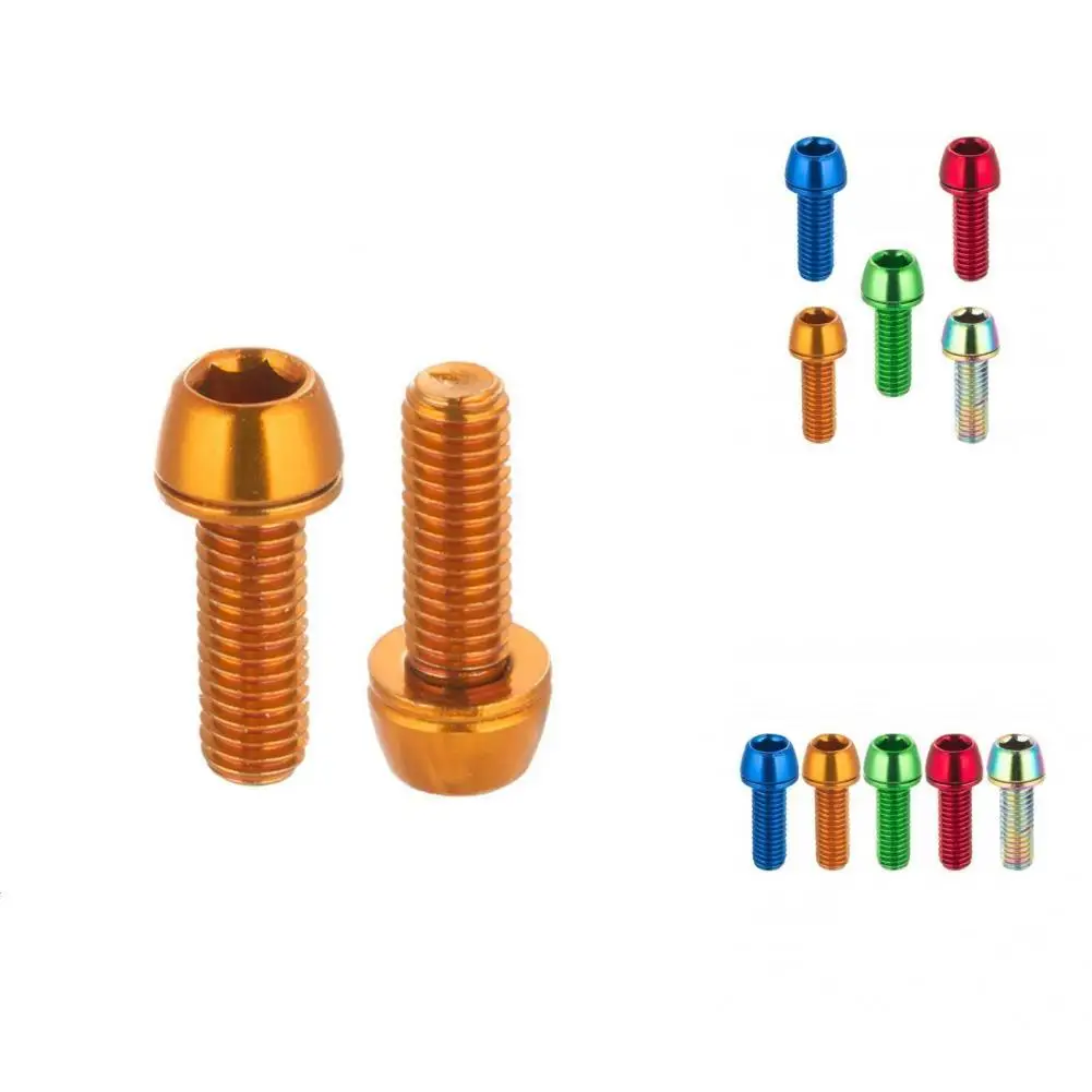 

2Pcs/Set Bike Crank Screw High-Quality Lightweight Good Practicability for Outdoor Bike Brake Screws Brake Fixed Bolts