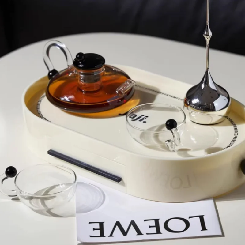 Роскошный стеклянный чайный сервиз O.RoseLif в скандинавском стиле набор