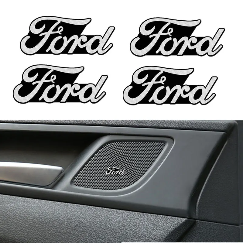 

Hi-Fi Speakers Stereo Speakers 3D Aluminum Badge Sticker Stereo 25x10mm For Ford Focus Mondeo Fusion Kuga Ecosport Fiesta Falcon