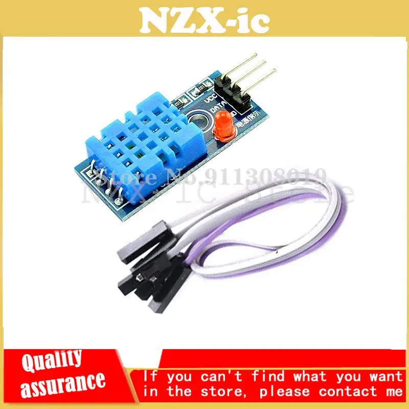 

2pcs New DHT11 Temperature And Relative Humidity Sensor Module For Arduino Free Shipping