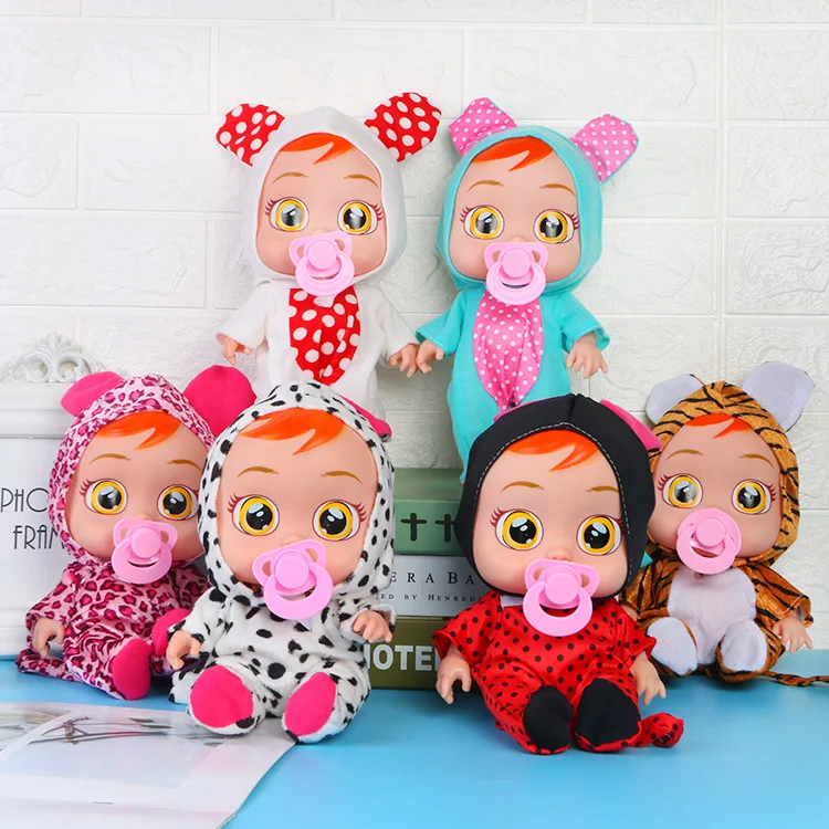 

Simulation doll Baby Doll Movable Figures Fashion Dolls cute Baby can cry drink water sound production Play house Toys Kids gift