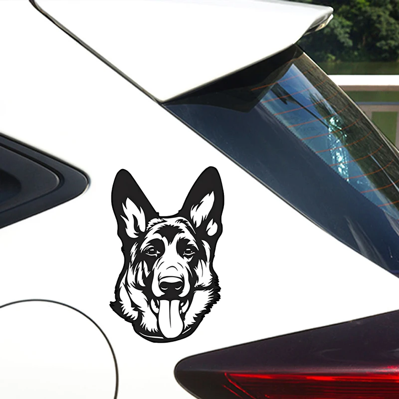 Покажите свою любовь к немецким пастушкам с помощью этой стильной наклейки на