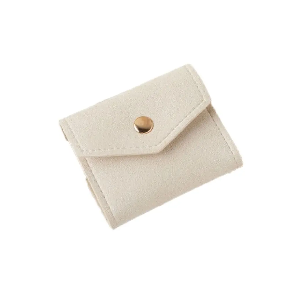 

Однотонная бархатная сумка для ювелирных украшений, портативный контейнер для ожерелья, кольца, сумка для ювелирных украшений, органайзер для ювелирных украшений