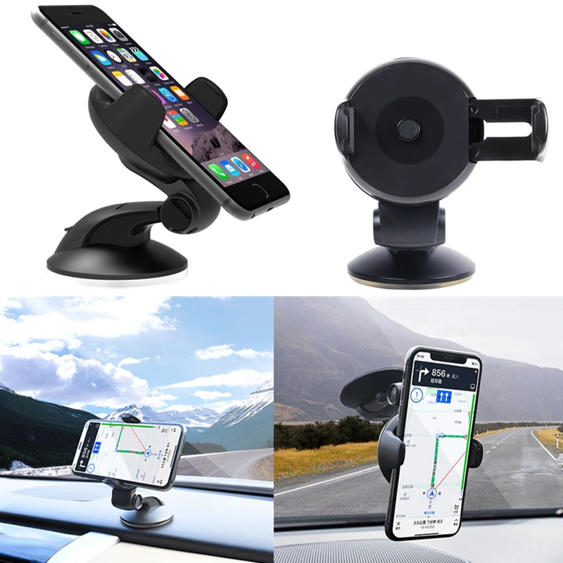 

Universal Mobile Car Phone Holder for Phone In Car Holder Windshield Cell Stand Support Smartphone Voiture Suporte Porta Celular