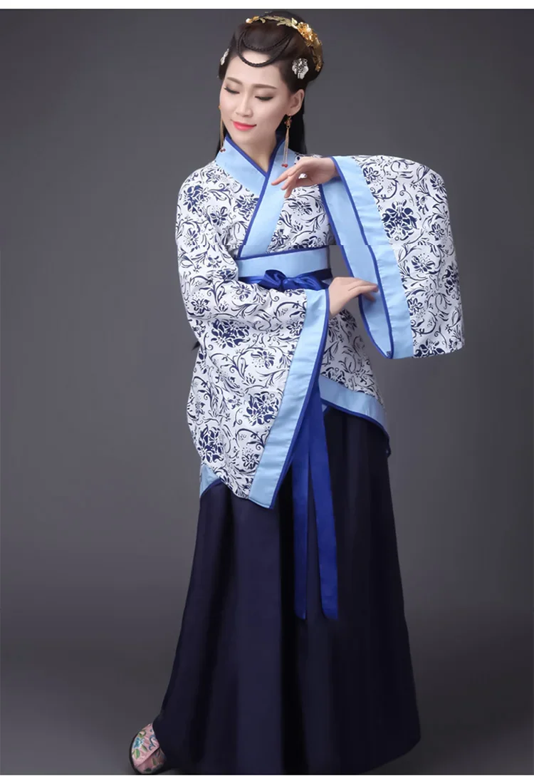 Женское танцевальное платье Hanfu для косплея традиционные китайские костюмы Hnafu