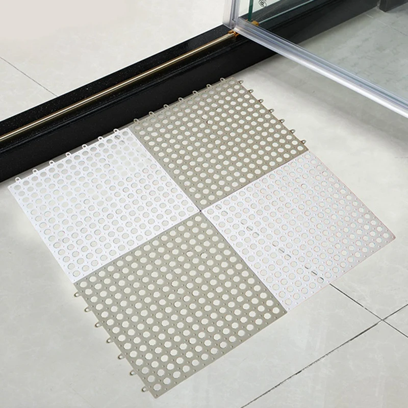 6Pcs Anti-Slip Splicing Pvc Bathroom Toilet Kitchen Floor Mat Non Slip 30X30CM | Дом и сад