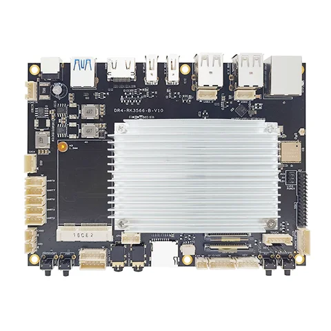 Плата разработки Rockchip RK3566 Основная плата RK3566 с золотым пальцем Rockchip Rongpin DR4-RK3566