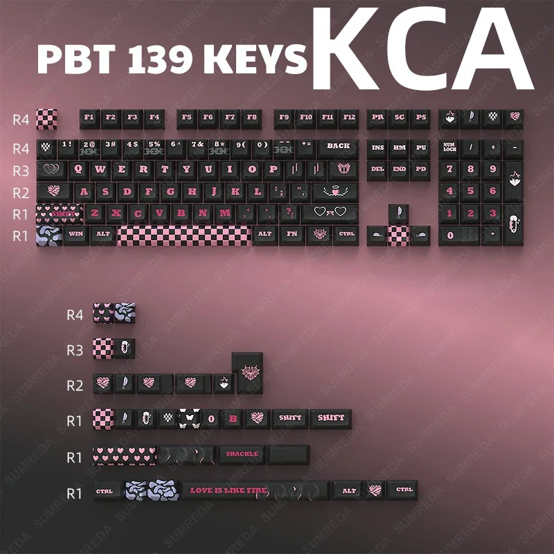 Механическая клавиатура KCA Profile PBT для Lucky65 HI75 HI8 RAINY75