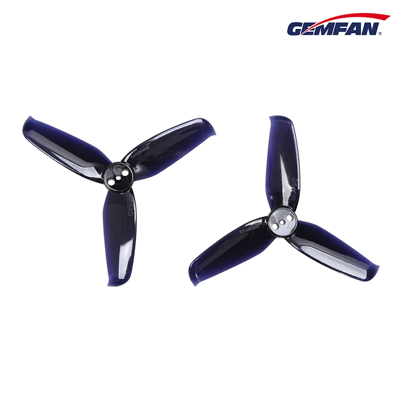 4Pairs Gemfan Flash 2540 2.5X4X3 2.5inch 3-Blade Propeller 1.5mm for RC FPV Freestyle Toothpick Cinewhoop Ducted Drones - купить по