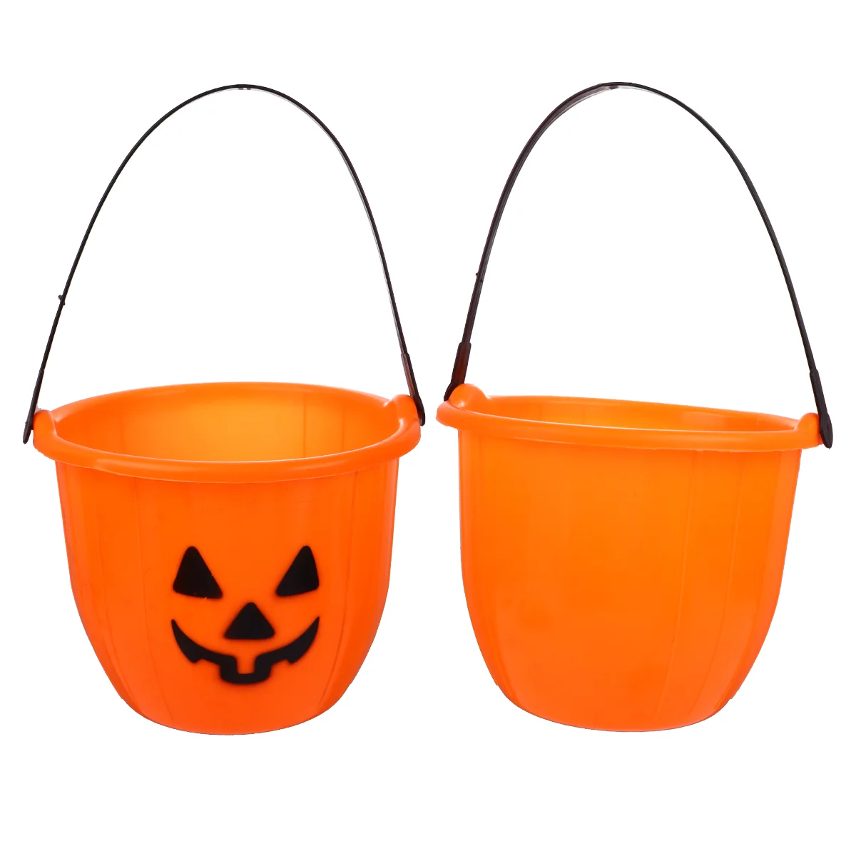 

2 Pumpkin Pail Pumpkin Candy Holders Pumpkin Trick or Treat Bucket Party