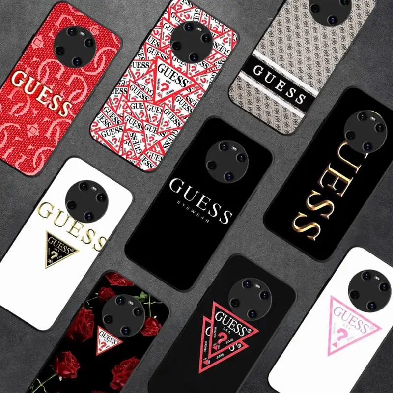 

Fashion Trend GUESS Phone Case For Huawei Y5 Y62019 Y52018 Y92019 funda case for 9prime2019
