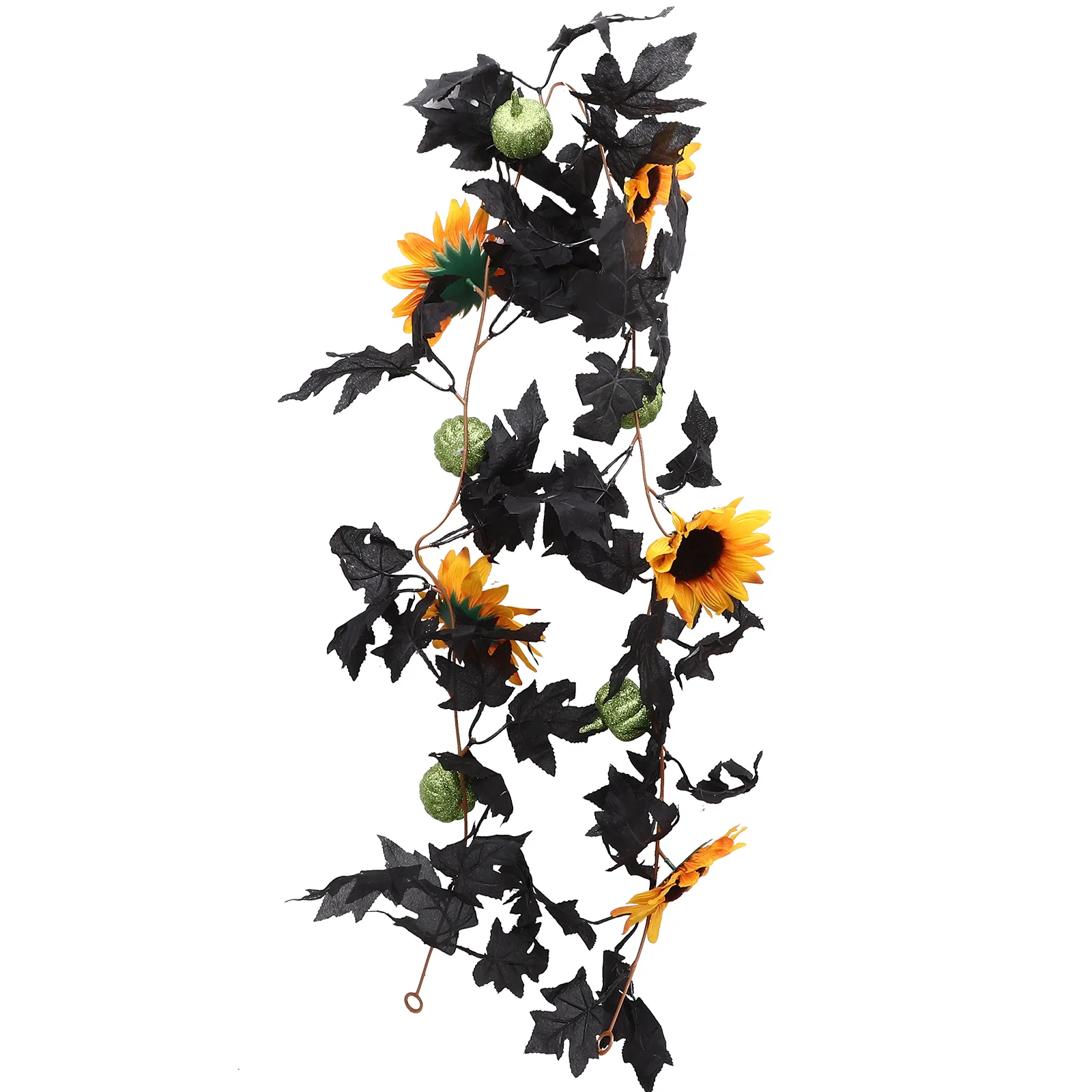 

Sunflower Garland Flower Vine Hanging Fake Artificial Vines Autumn Thanksgiving Wedding Decor Decorations Leaf Pendant Festival