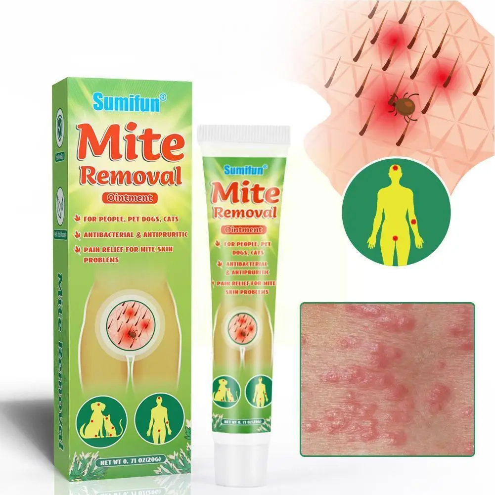 

Wormwood Pubic Lice Antibacterial Cream Mite Removal Ointment For People Pets Anti-itch Medicine Herbal Skin Care Y2b3