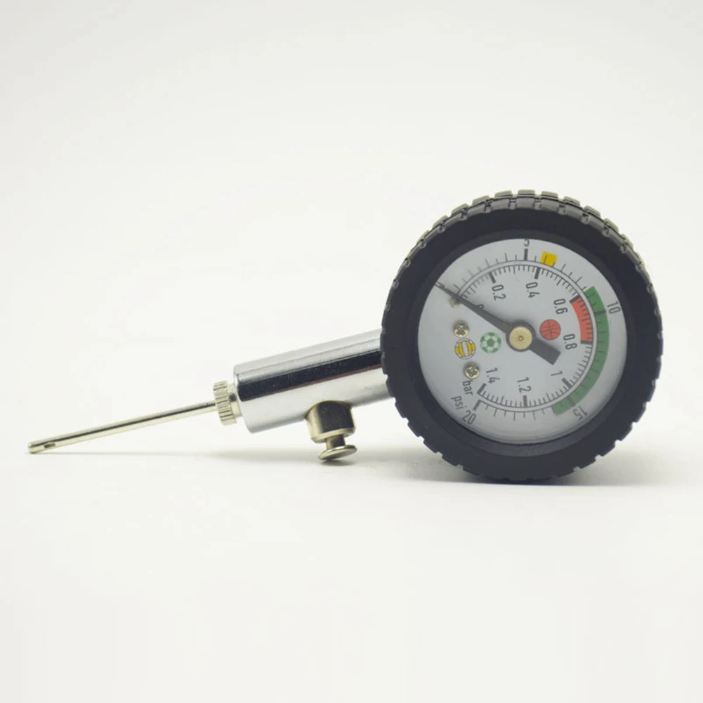 

Манометр для мячей, из нержавеющей стали с крышкой, 0-20psi