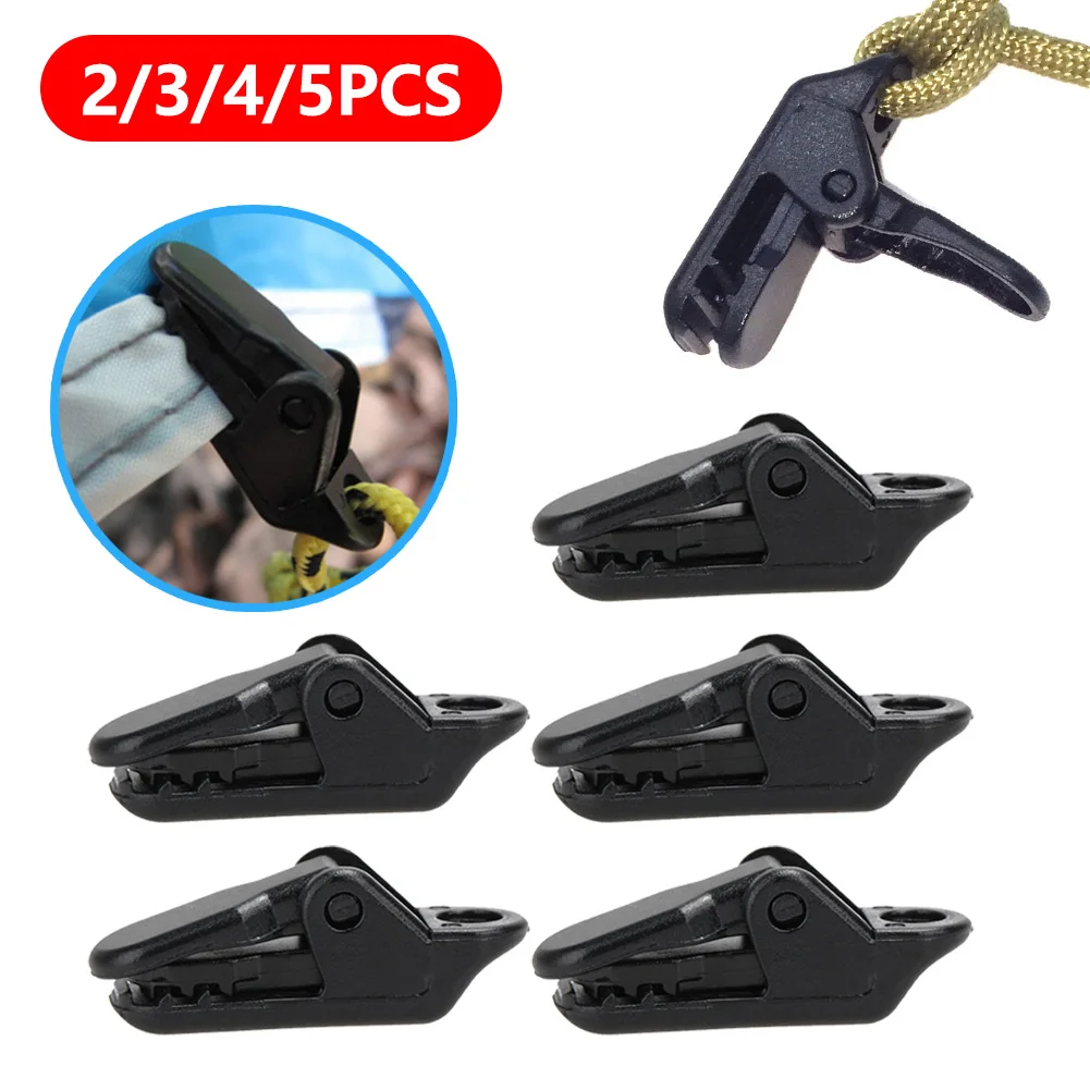 

10-50PCS Outdoor Tarpaulin Clips Camping Tents Awning Wind Rope Clamp Equipment Plastic Clip Buckle Jaw Grip Hook