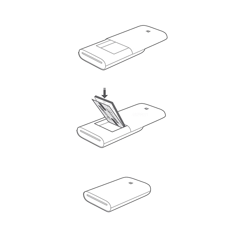 Оригинальный Карманный принтер Xiaomi ZINK самоклеящаяся фотобумага цветная печать
