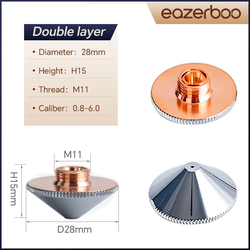 

Лазерные насадки Raytools керамические D28 M11 0,8-6,0 мм