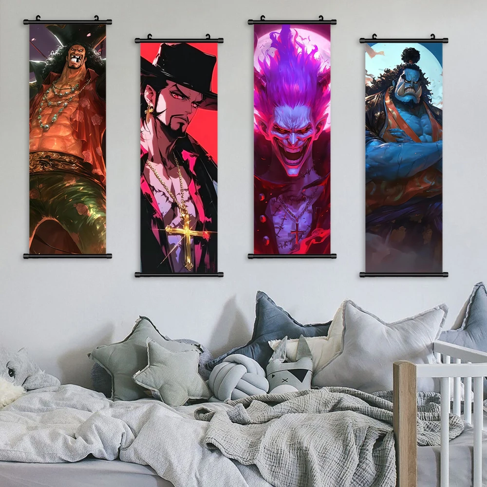 One Piece Canvas HD Print hanboa Cock Wall Art плакат &quotZoro&quot Аниме вывесная картина мультяшная