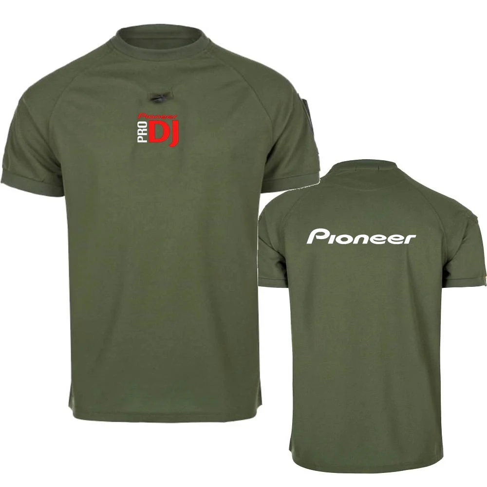 Мужская футболка DJ Pioneer PRO повседневная с коротким рукавом и круглым вырезом