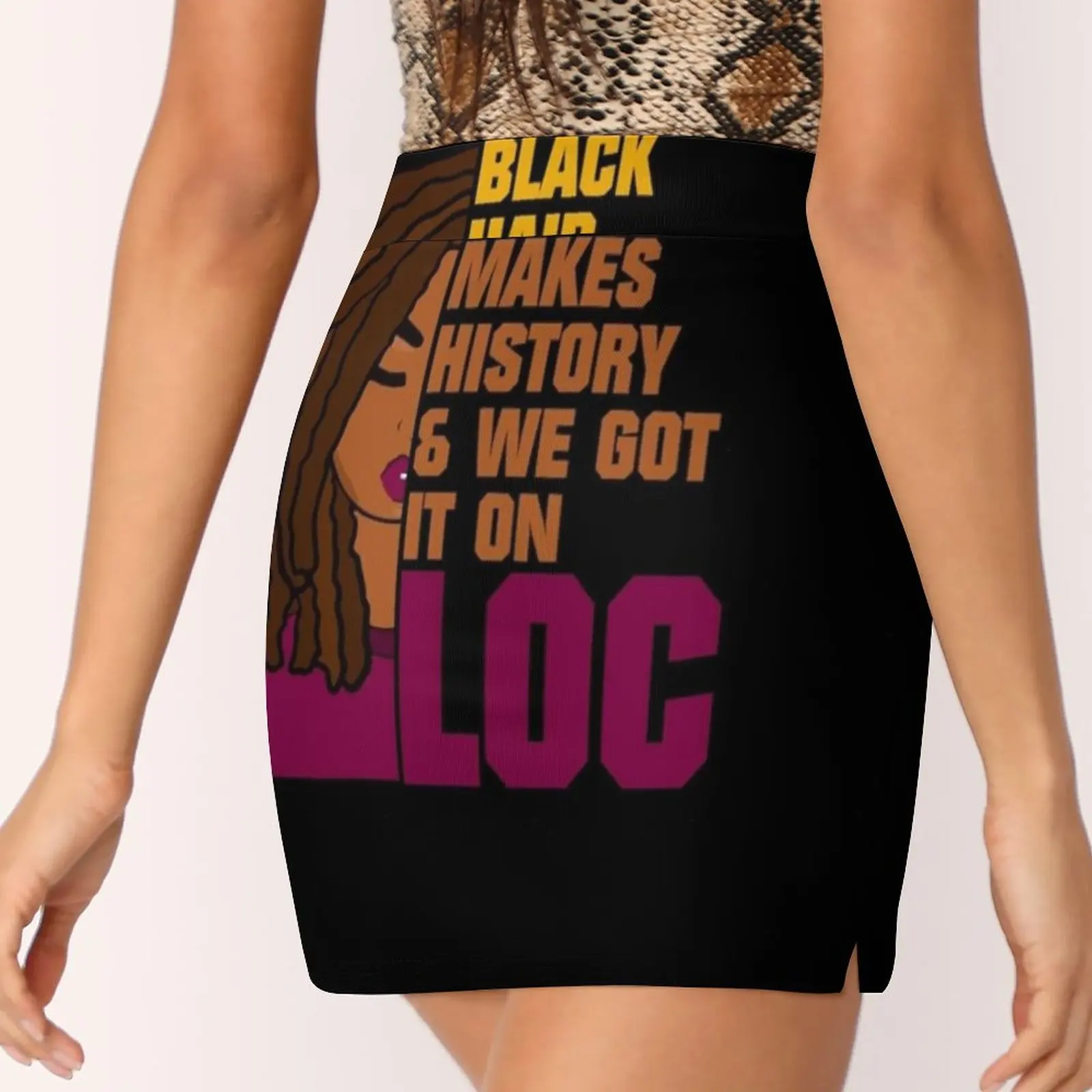 Locs Black History Month Hair Женская юбка Y2K Летняя одежда 2022 брючная в стиле Kpop с карманами