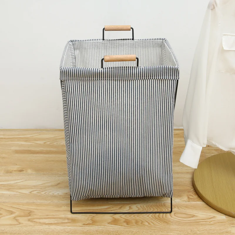 Водонепроницаемая корзина для белья из хлопка и льна грязной одежды хранения