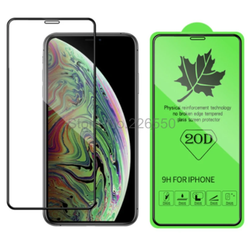 5 шт. 20D Антибликовая полная Защита экрана для iPhone 14 Pro Max 6 7 8 14 Plus 11 12 13 PRO XS MAX X XR SE закаленное стекло