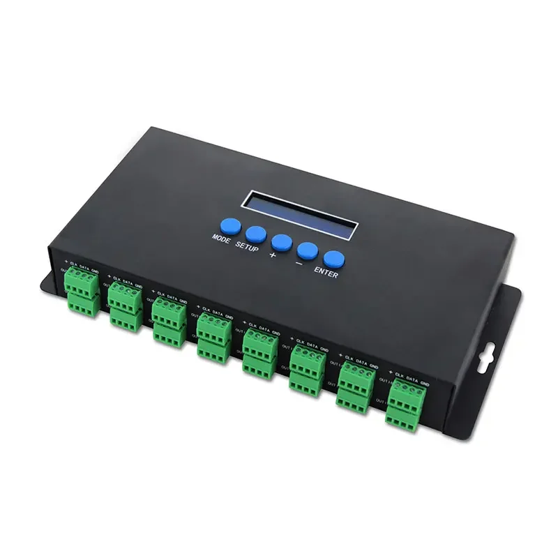 BC-216-V2 DC5V-24V ArtNet/sACN(E1.31) к SPI/DMX пиксельный светодиодный контроллер освещения Выход 16