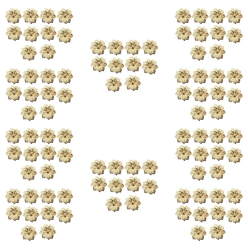 

100 шт. кольца для салфеток с цветочным дизайном, Золотая Пряжка для салфеток, кольцо-держатель для салфеток, гостиница, ресторан, Свадебная в...