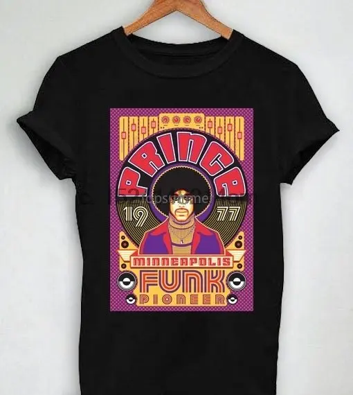 

2019 New Menn Shirt Unisex Premium Tshirt Prince 1977 Minneapolis Design Men Brand 2019 Summer Cool Men T-Shirt