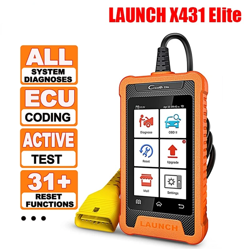 Диагностические инструменты LAUNCH X431 Elite, инструмент для диагностики автомобиля, для Audi, Benz, BMW, GM PK, X431V