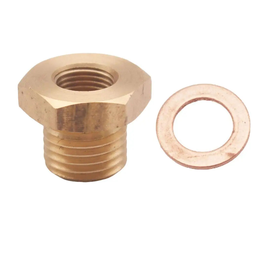 

1/8-27 NPT To M14 Pressure Temperature Gauge Sensor Sender Fitting Adapter