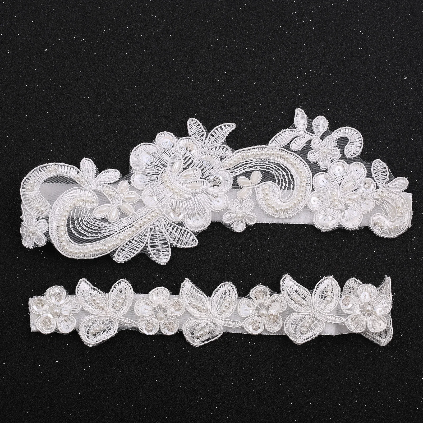 NZUK Beaded Lace Wedding Bridal Garter Belt Sexy Lingerie Stocking Legs Ring Harness Women