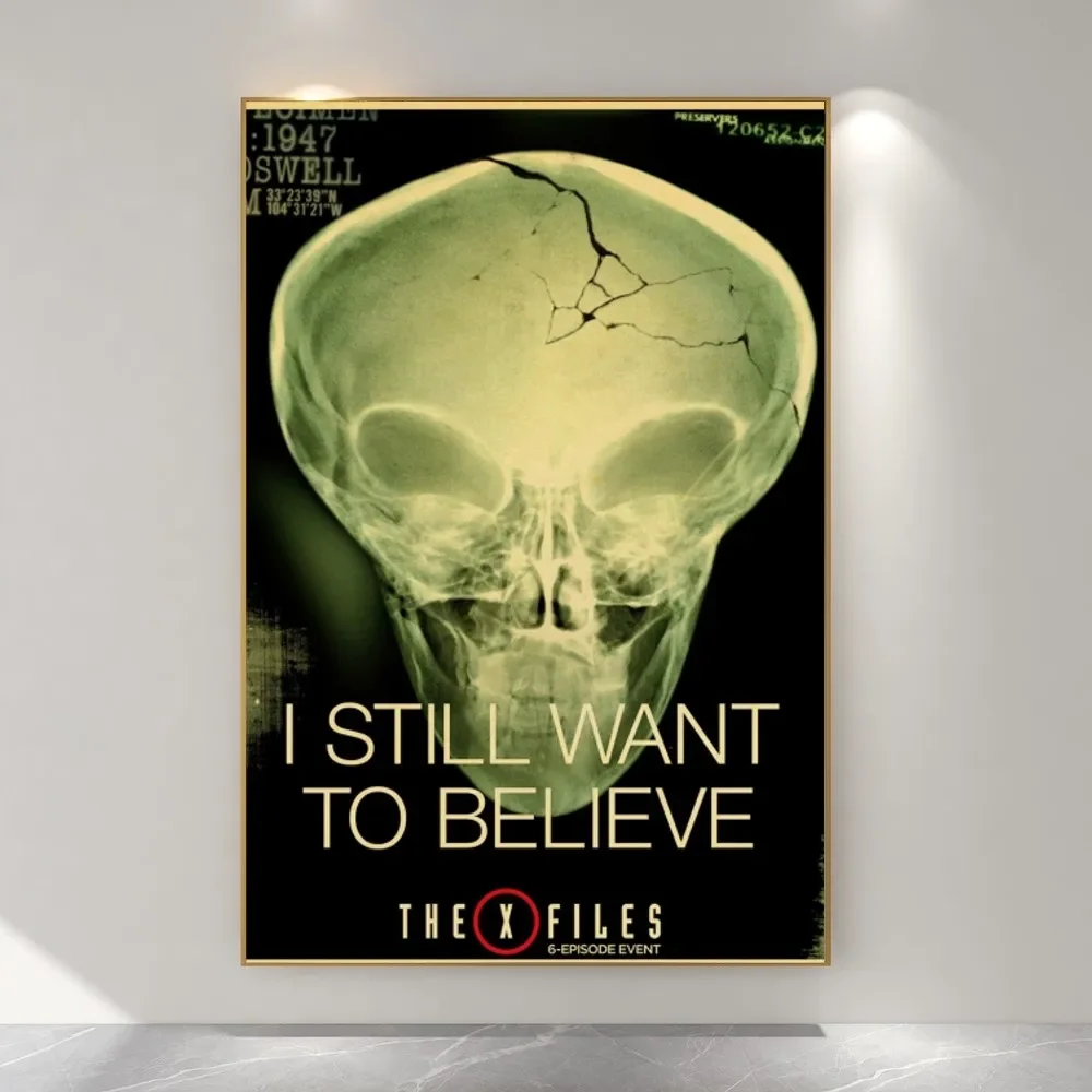 Винтажный постер X-файлы бумажная печать для дома гостиной спальни входа бара