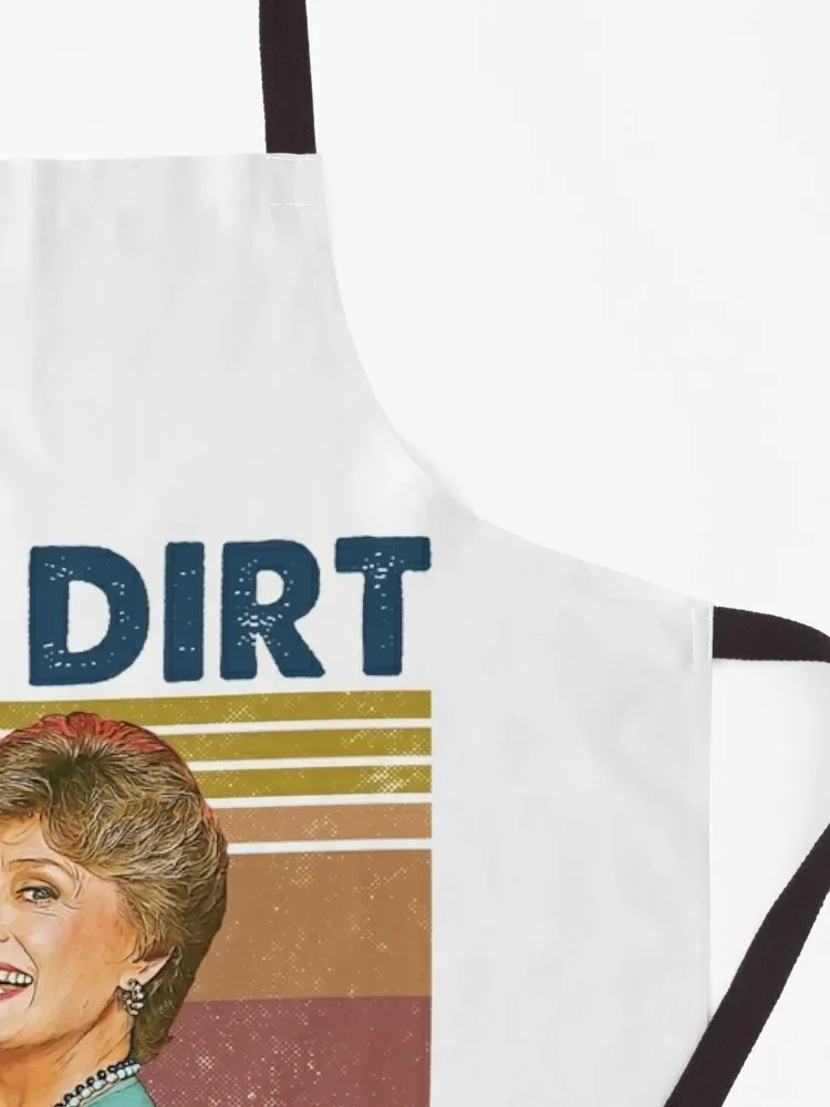 Фартук Eat Dirt and Die Trash Blanche Golden Girls в стиле ретро фартук официанта униформа для