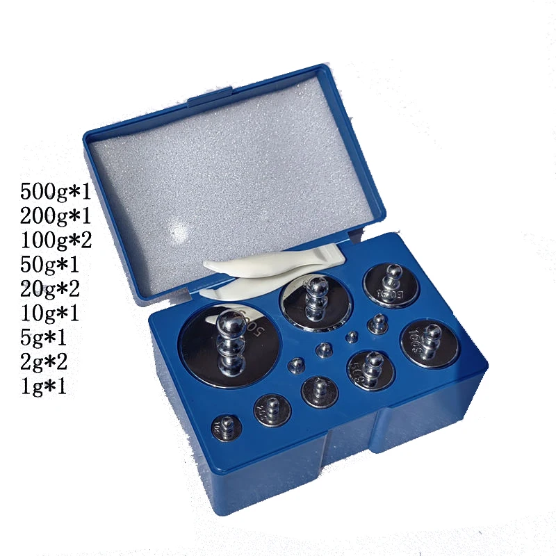 

Набор калибровочных весов 1 кг, 10/20/50/100/200/500 г для цифровых весов, измерения баланса, ювелирных изделий, медицинские весы, 1000 г, стандарт M2