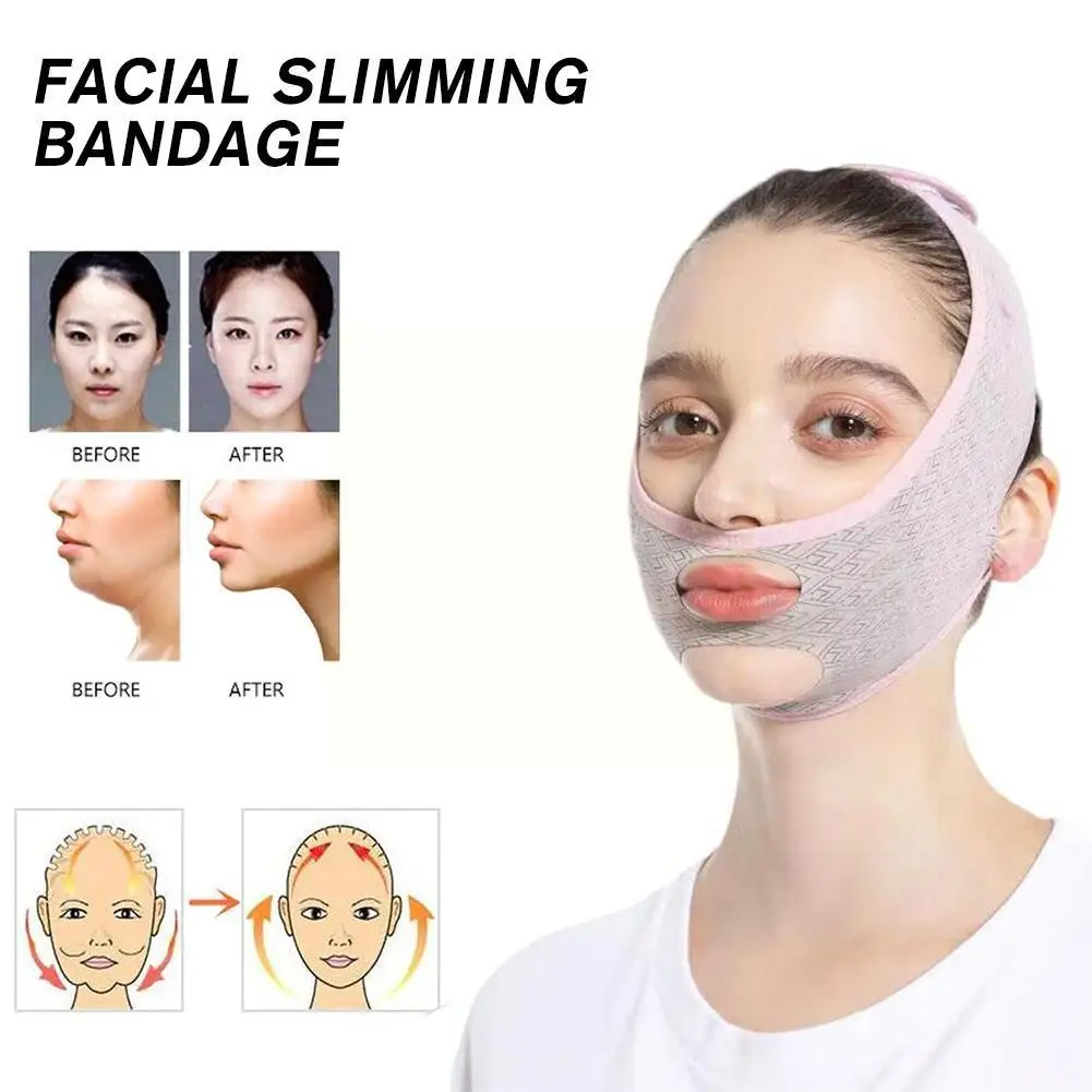 

Face Lift V Shaper Mask Facial Slimming Bandage Chin Lift Lift Up Belt Lifting Cheek Face Neck Waterproof Tape Tapes Bands M1O2