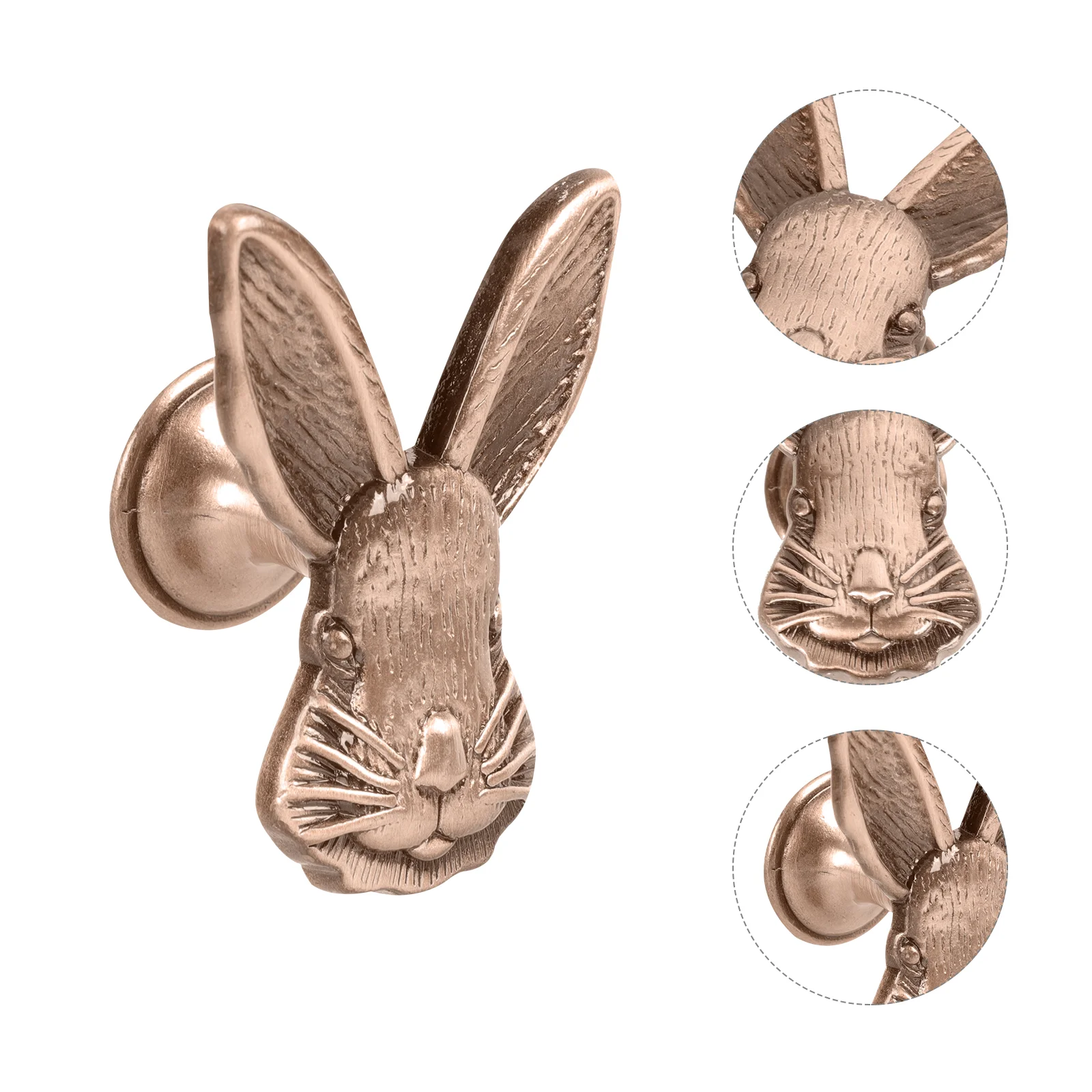 

Knobs Drawer Cabinet Knob Rabbit Door Handles Dresser Handle Furniture Kitchen Decorative Drawers Cabinets Bunny Head Shaped