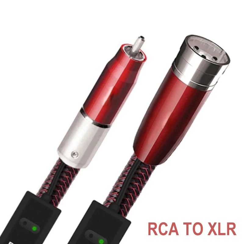 

HIFI аудиофил Hi-End FIRE 2 RCA штекер к 2 Xlr штекер или гнездо соединительный кабель
