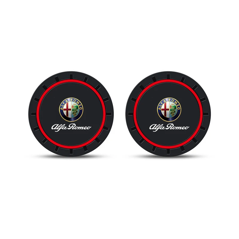 

2 шт., автомобильные подстаканники для Alfa Romeo Giulia 159 147 Stelvio Giulietta 156 GT 166
