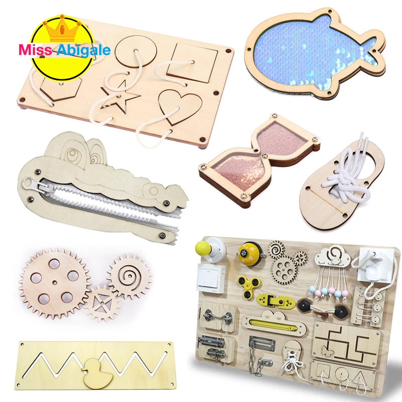 Детская Доска сделай сам аксессуары Монтессори для раннего обучения учебные