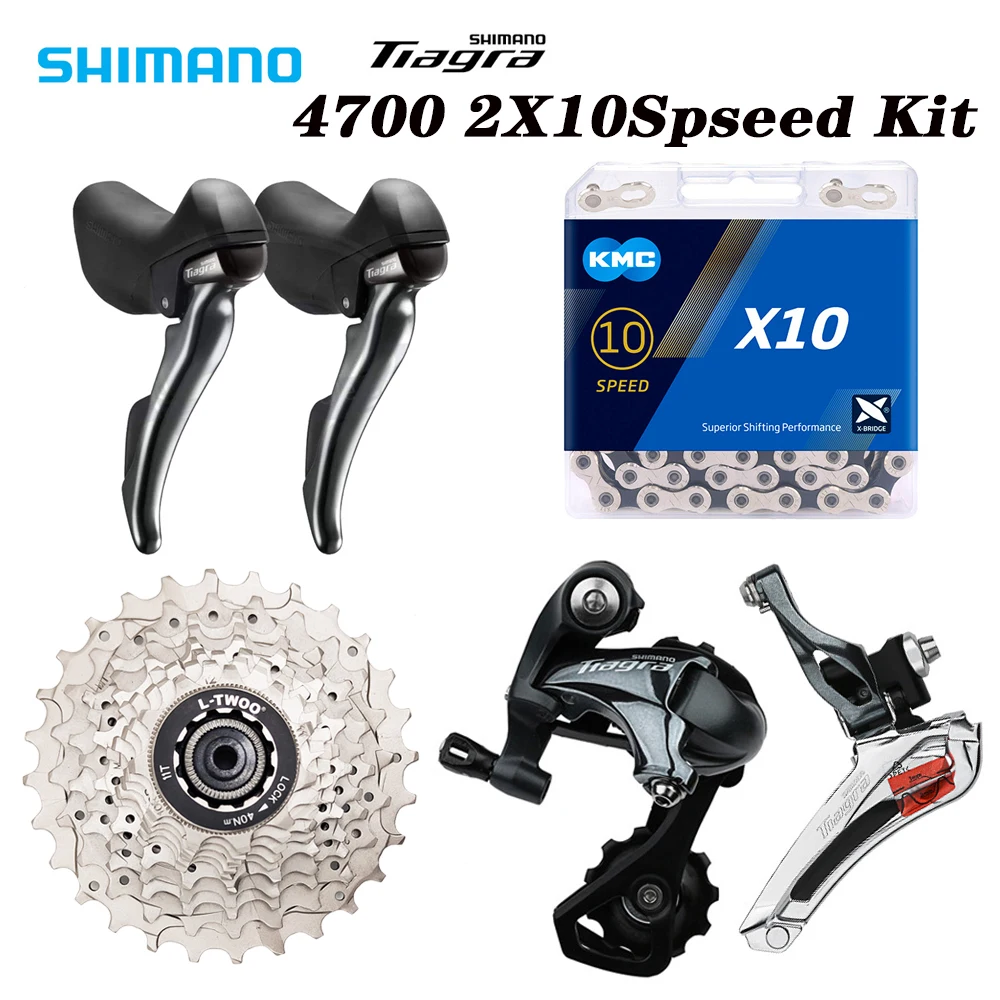 Переключатель передач SHIMANO TIAGRA 2x10S переключатель 4700 передний/задний кассета LTWOO